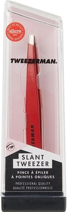 Produktbild Tweezerman Stainless Steel Slant Tweezer Signature Red