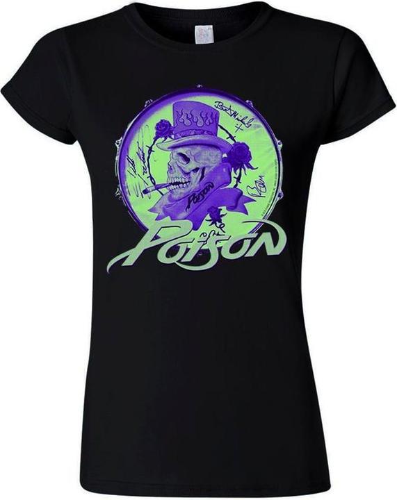 Produktbild Poison Smoking Skull TShirt (S)
