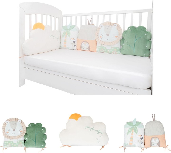 Actual product image Kikkaboo Baby pillow set 5 pcs. (30 x 35 x 7 cm)