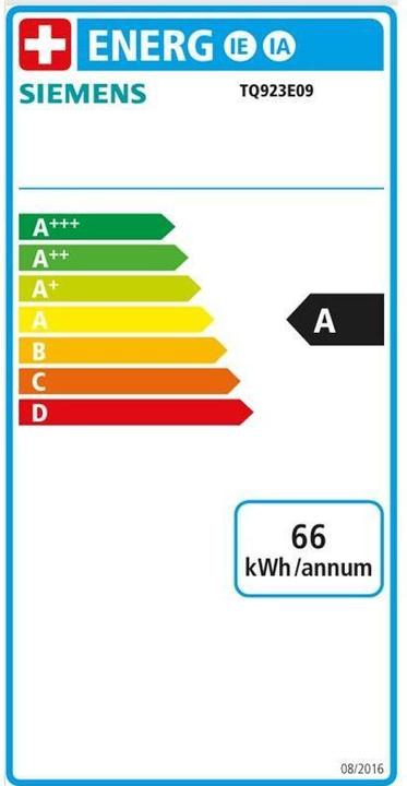 Energie-Label Siemens EA900 iAroma TQ923E09