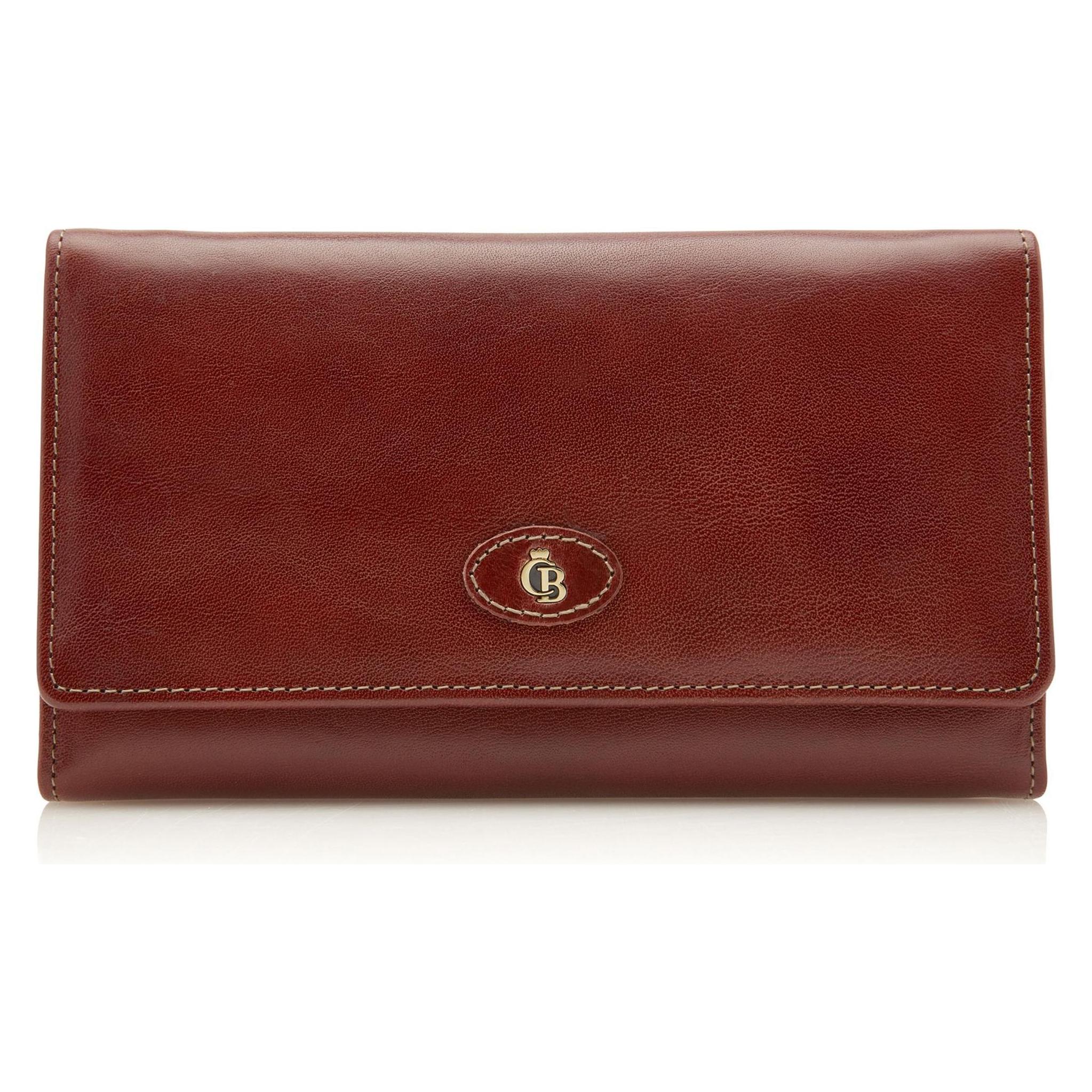 Castelijn & Beerens, Vrouwen, Portemonnee, Gaucho Portemonnee Rfid Leer 18 Cm, Bruin