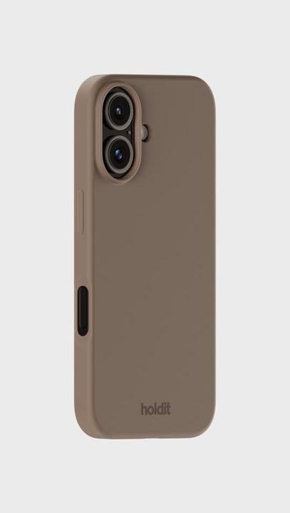 Produktbild Holdit Silikonhülle iPhone 16 Mokka Braun (Apple iPhone 16)