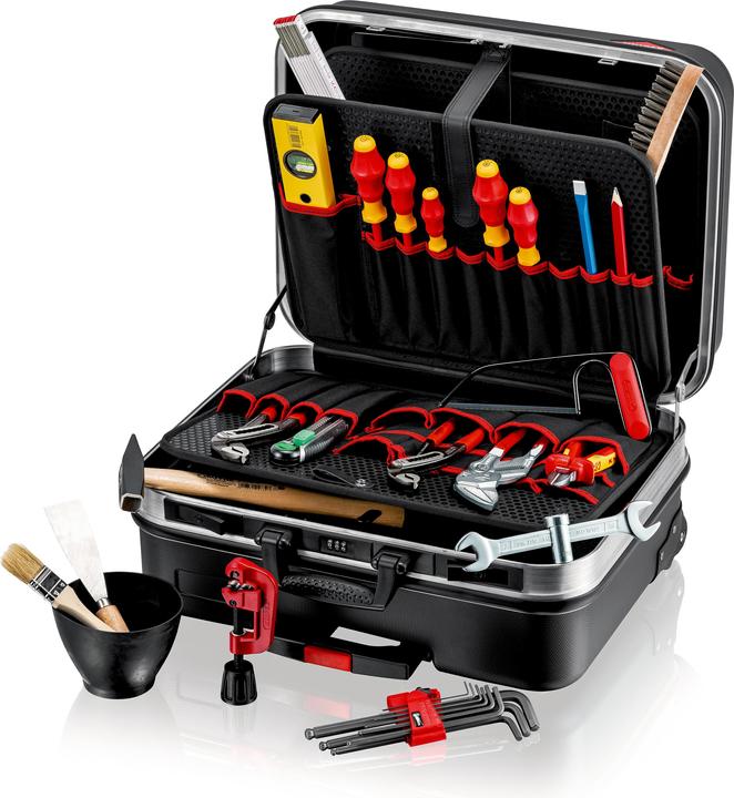 Productafbeelding Knipex Gereedschapskist "BIG Basic Move" Sanitair 00 21 06 HK S (31 onderdelen)