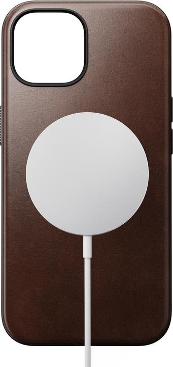 Immagine prodotto Nomad Cover posteriore moderna in pelle Horween per iPhone 15 Nero (Apple iPhone 15)