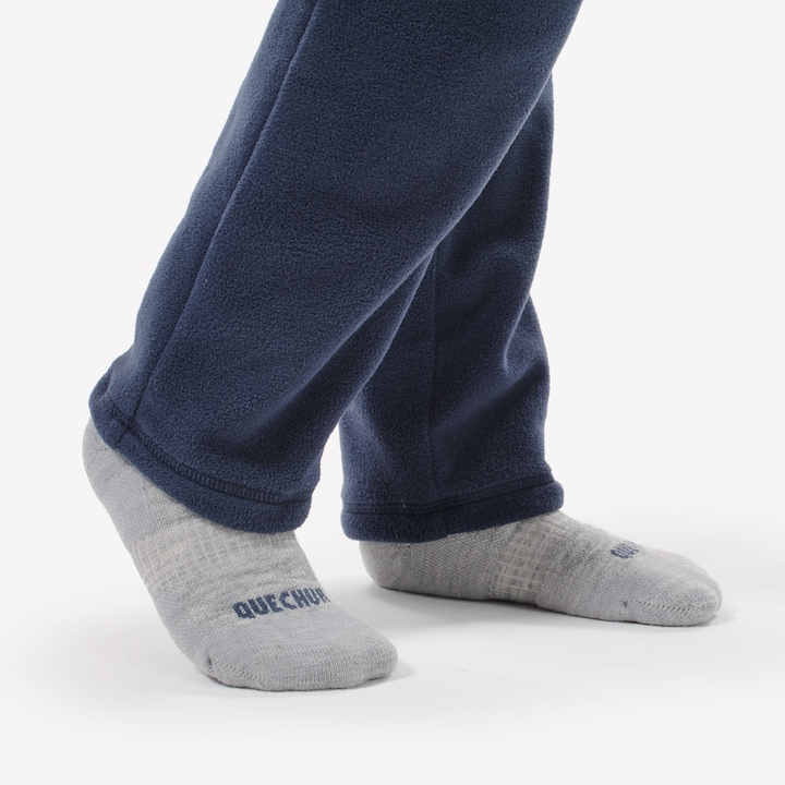 Actual product image Quechua Fleece trousers for kids hiking - MH100 Tween blue (6, 7, 8)