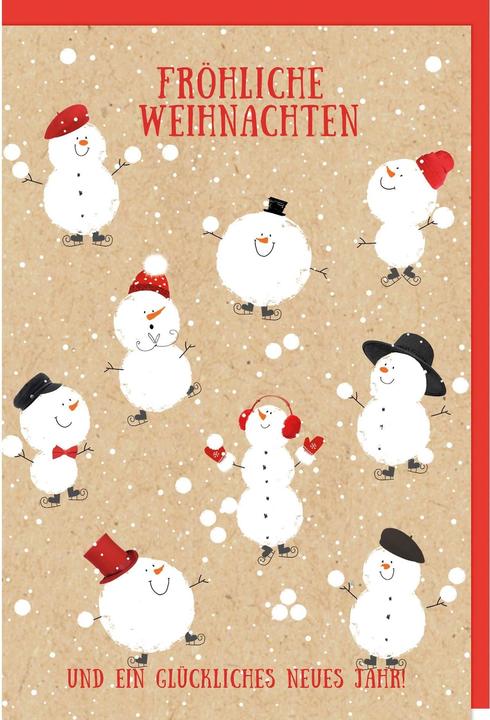 Actual product image Braun + Company Snowmen (1 pcs.)