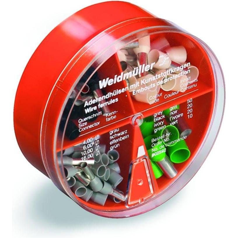 Weidmüller, Collegamento per cavi, Kit terminali crimpare codifica 4 colori