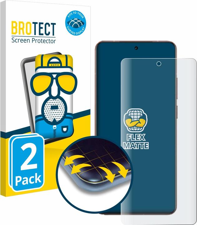 Actual product image BROTECT Full-Screen Protector Matte (2 pcs., Realme GT 7 Pro)