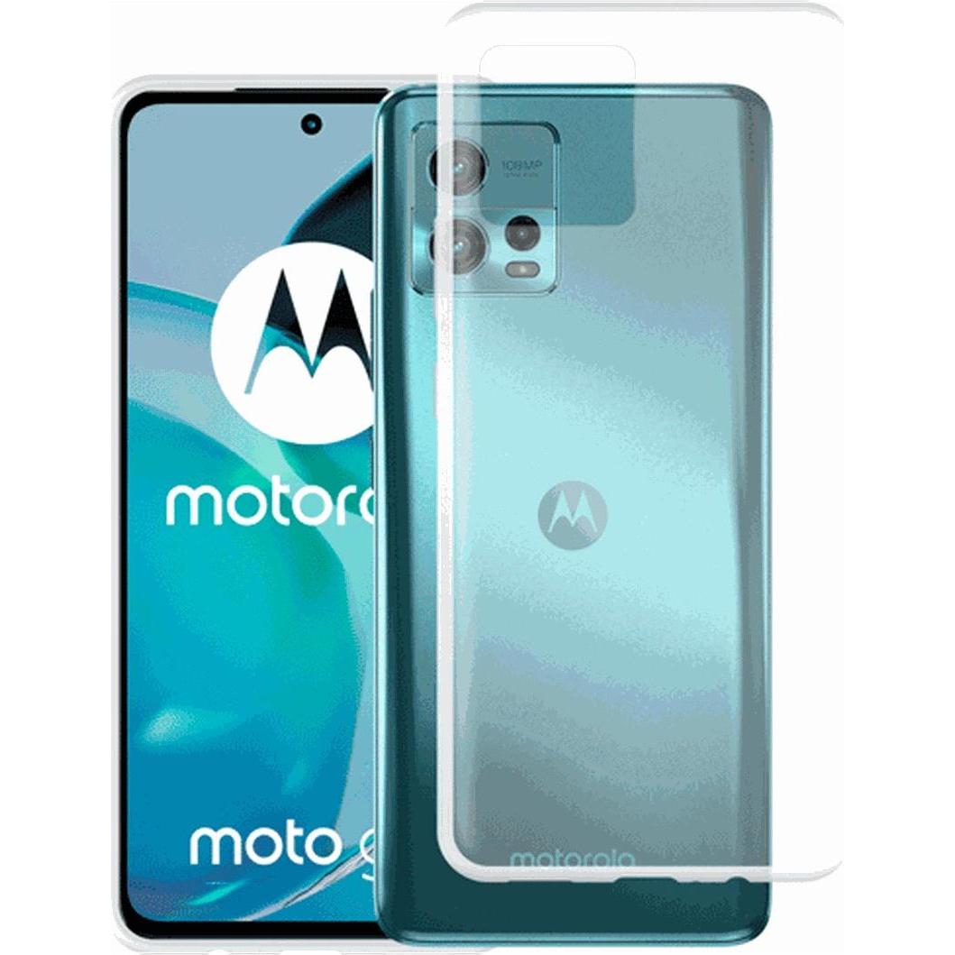 Just in Case TPU Back Cover Durchsichtig Motorola Moto G72 (Motorola Moto G72), Smartphone Hülle, Transparent