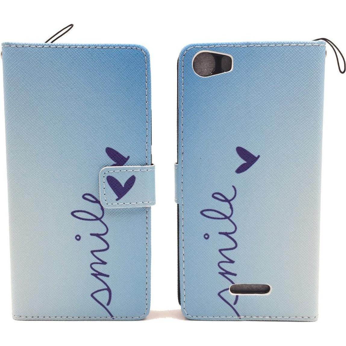 König Design Schutz Handy Hülle für Wiko Fever 4G Case Cover Tasche Wallet Etui Handyhülle (Wiko Fever 4G), Smartphone H...