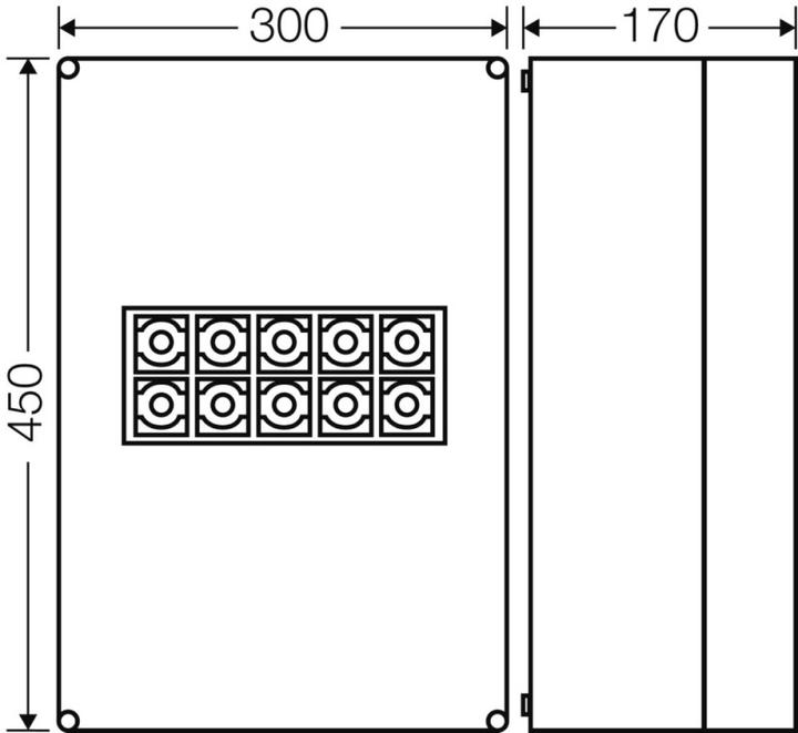 Produktbild Hensel Kabelabzweigkasten K 7052 16-70qmm 3ph. 5p ENYCASE Dose, Gehäuse für Montage auf der Wand/Dec