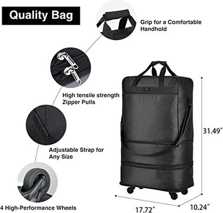 Actual product image Hanke Expandable Large Suitcase