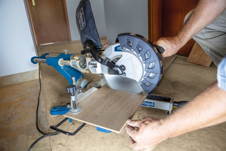 Produktbild Scheppach HM80L Kapp- und Gehrungssäge 220-240V 50Hz 1500W