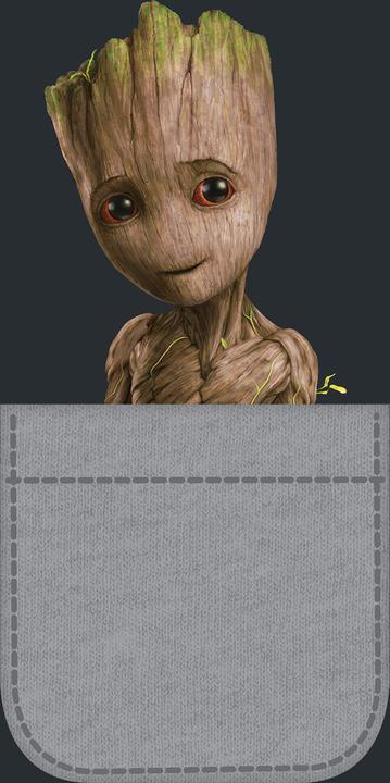 Produktbild Guardians of the Galaxy Pocket Groot (M)