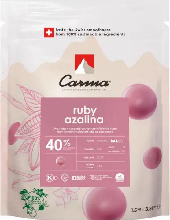 Produktbild Carma Ruby Azalina Couverture, 40%