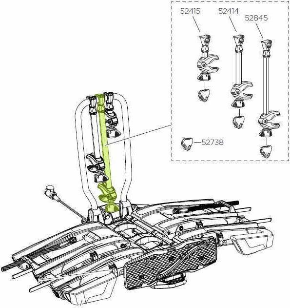 Image du produit Thule Bras de vélo (Argent)