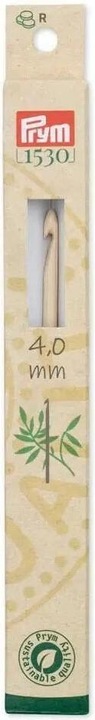 Actual product image Prym Crochet hook BAMBUS 4.00 mm, 15 cm