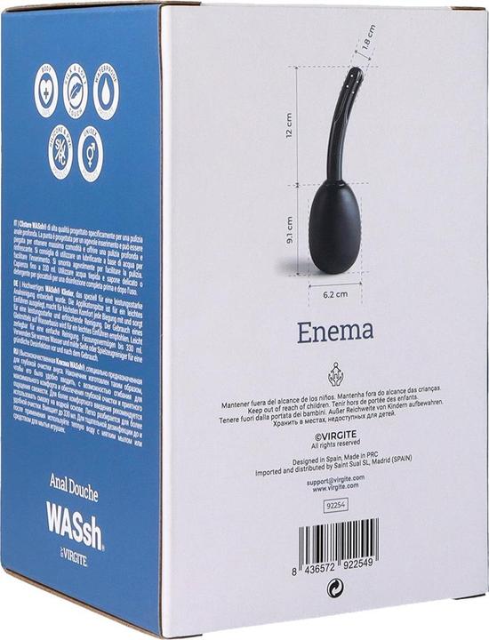 Actual product image Wassh Enema anal douche 150 ml
