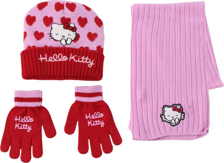 Actual product image Cerdá Hello Kitty winter set snood hat gloves