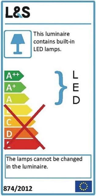 Energielabel L&S Inbouwlamp Superlight Emotion 12 V 2, ( 3000550102 ) (IP20)