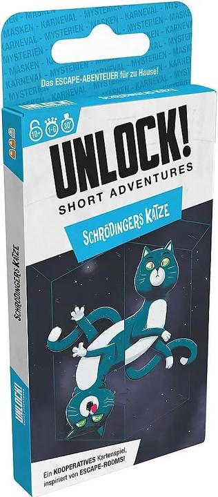 Produktbild Asmodée Unlock! Short Adventures Schrödingers Katze (Deutsch, 1 - 6 Spieler)