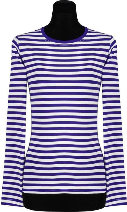 Produktbild Thetru Damen Ringelshirt langarm blau-weiss – alltagstauglich (S)