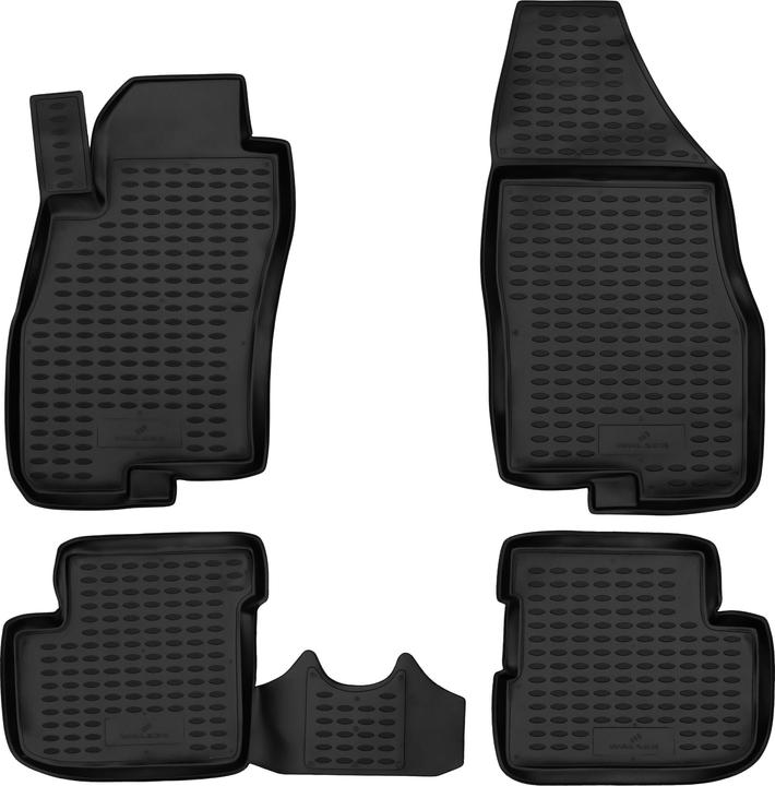 Actual product image Walser Rubber mats XTR for Fiat Grande Punto 06/2005-today, Fiat Punto 01/2012-today (2 front mats + 2 rear mats)