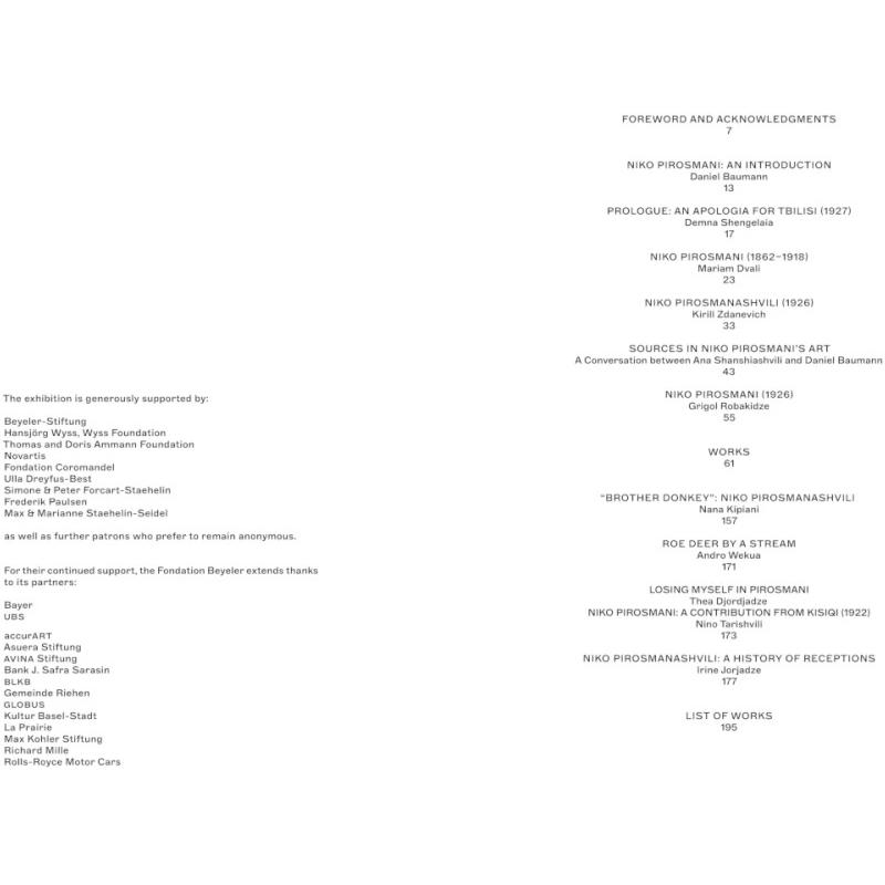 Thumbnail - Niko Pirosmani, Fachbücher von Daniel Baumann, Sam Keller und Daniel Baumann für die Fondation Beyeler, Mariam Dvali, Th...