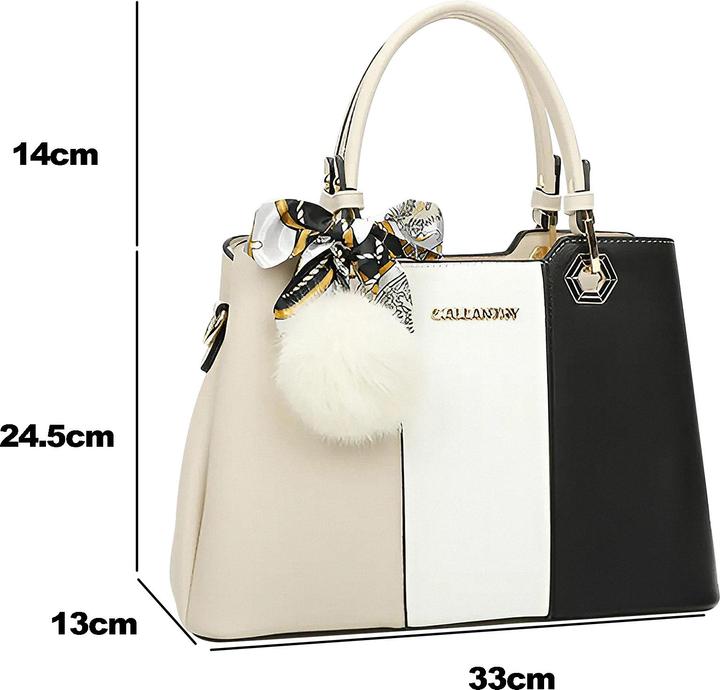 Image du produit Gallantry M-9354-3-BGWHITEBLACK Handtasche