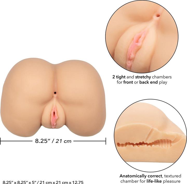 Image du produit CalExotics Stroke It™ Life-size Ass - Ivory