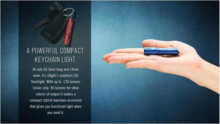 Actual product image Olight I3E (6.05 cm, 90 lm)