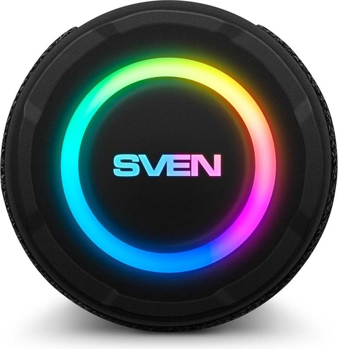 Produktbild Sven PS-160, juodas, power output (RMS), TWS, Bluetooth, FM, USB, Micro SD, lithium battery (Stromversorgung über USB)