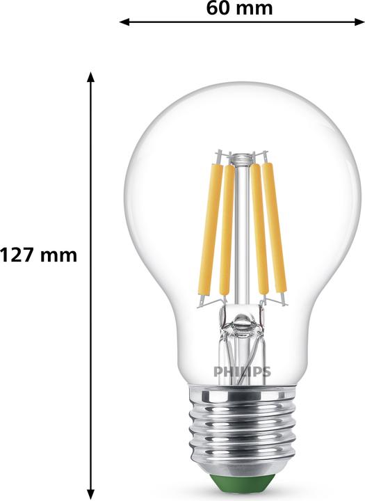 Produktbild Philips Classic LED Lampe (E27, 2.30 W, 485 lm, 3 x, A)