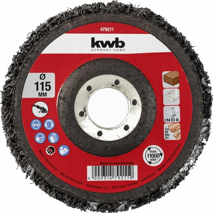 Produktbild kwb Reinigungsscheibe / Ws / 115Ls