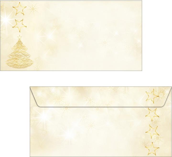 Produktbild Sigel Weihnachts-Umschlag Graceful Christmas (DL, 50x)