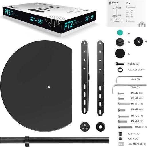 Produktbild Onkron TV SET ACC DESKTOP STAND/32-65" BLACK PT2-B (35 kg, 32" - 65")