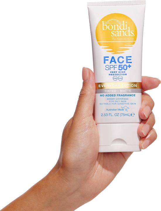 Produktbild Bondi Sands Everyday Matte Tinted (Sonnencreme Gesicht, SPF 50+, 75 ml)