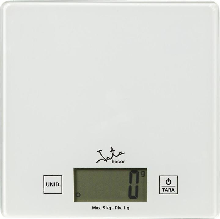 Produktbild Jata Digital bathroom scales P111 180 Kg White Glass