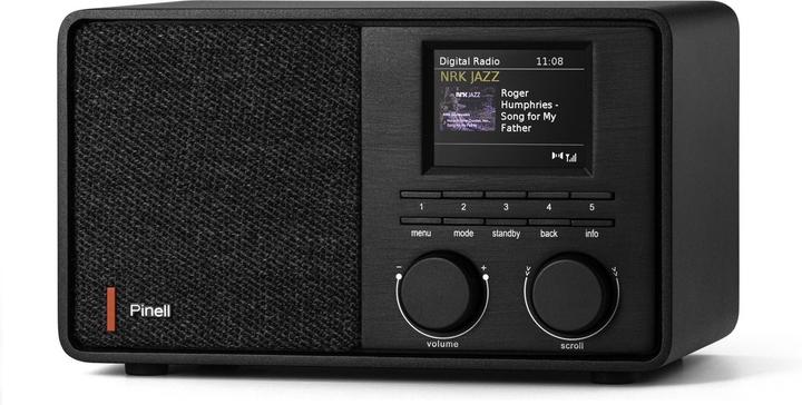 Pinell Supersound 201W - Radio de table DAB+/Internet - zwart (DAB+ DAB, FM, Radio Internet, Bluetooth, WiFi)