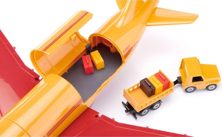 Productafbeelding Siku DHL-vrachtvliegtuig met accessoires