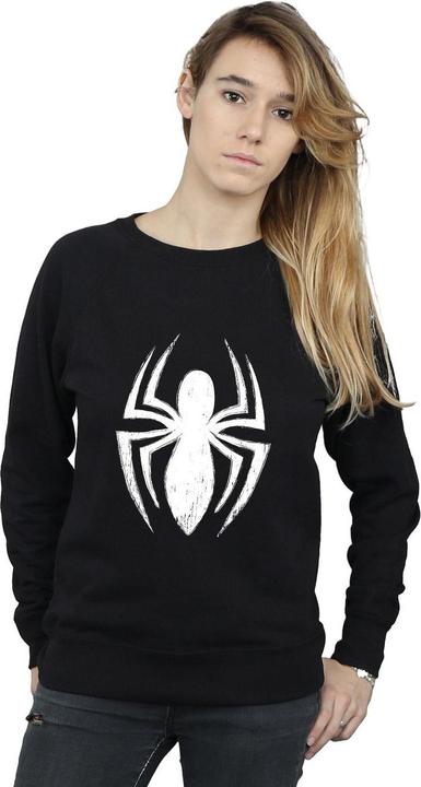 Actual product image Womens/Ladies Spider-Man Ultimate Spider Logo Sweatshirt (XXL)