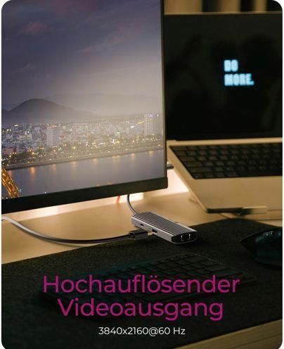 Produktbild Icy Box IB-DK4034a-CPD (USB-C, 6 Ports)