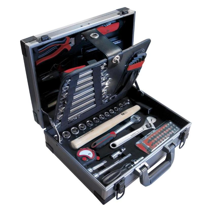 Metal Works, Gereedschapskisten, 855006908 BTK91A Werkzeugkoffer Alu-gefüllt 91 Stück (91 onderdelen)