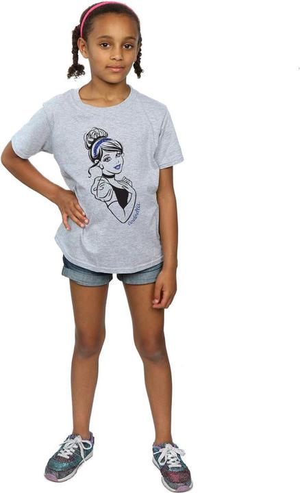 Image du produit Disney Princess - T-shirt CINDERELLA GLITTER - Fille (116)