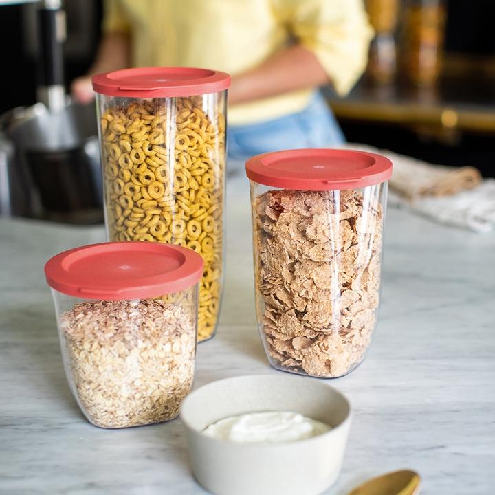 Produktbild Koziol Vorratsdose Connect Dry S 1 l, Rot (1 l)