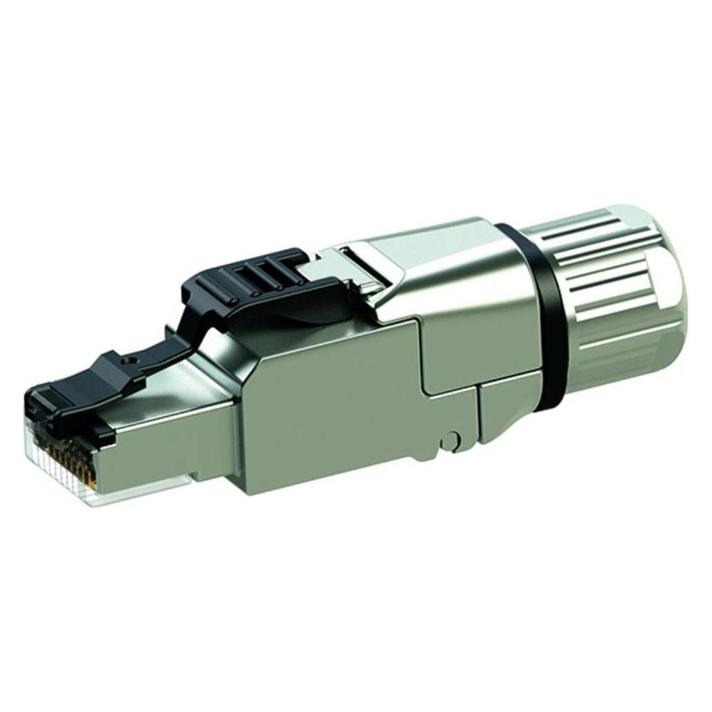 Telegärtner J00026A5004 RJ-45 zilveren draadconnector, Kabels + Stekkers, Zilver