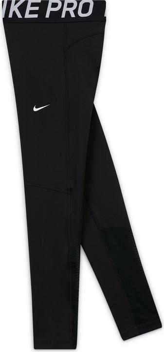 Produktbild Nike Mädchen Pro Leggings, Schwarz-Weiss, X-Small (XS)