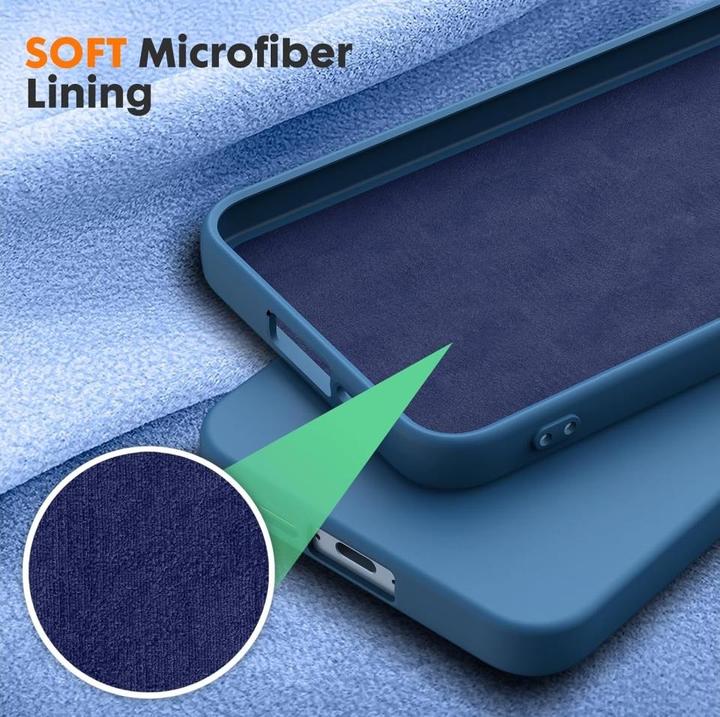 Produktbild Screenguard Samsung Galaxy A55 5G Liquid Silicone Case Hülle (Samsung Galaxy A55)