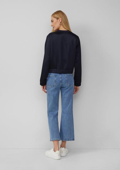 Produktbild S.Oliver Indoor-Jacke Offener Satinblouson mit Elastikbund (34)