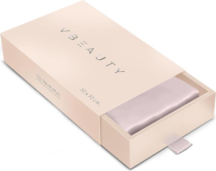 Actual product image VBEAUTY Silk cushion cover rosé (Pillowcase, 50 x 70 cm)